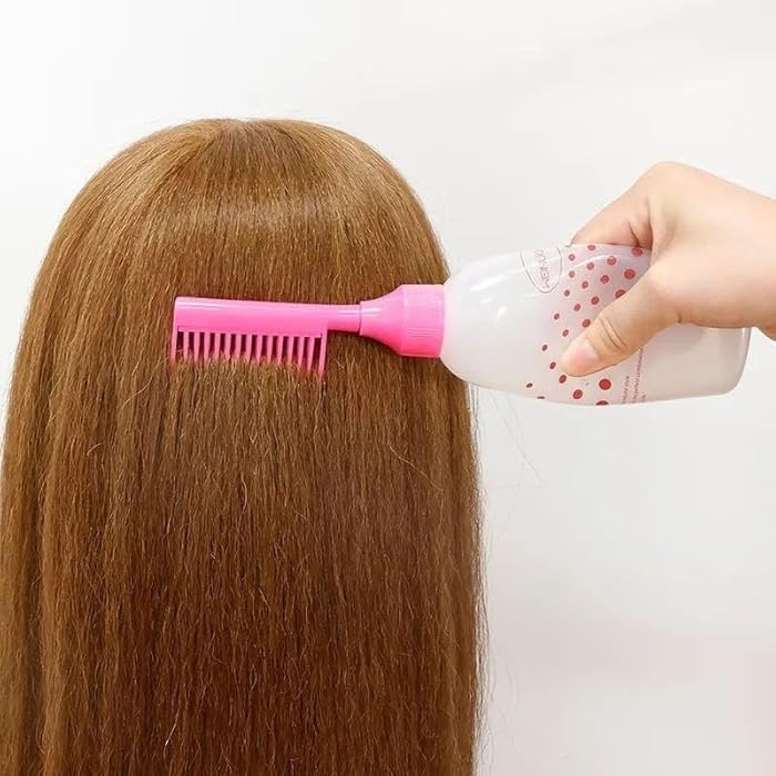Oil and Dye Spray Comb: Unique Innovation with Reservoir - Perfect Dispensing and No More Mess! - Generic - Image 1